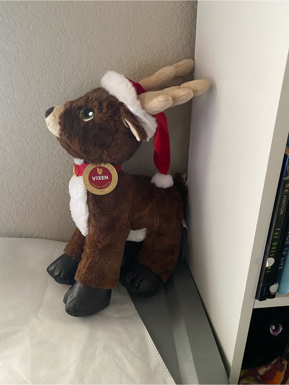 Build A Bear plush Vixen Team Santa Reindeer Stuffed Animal stuffed toy XMAS